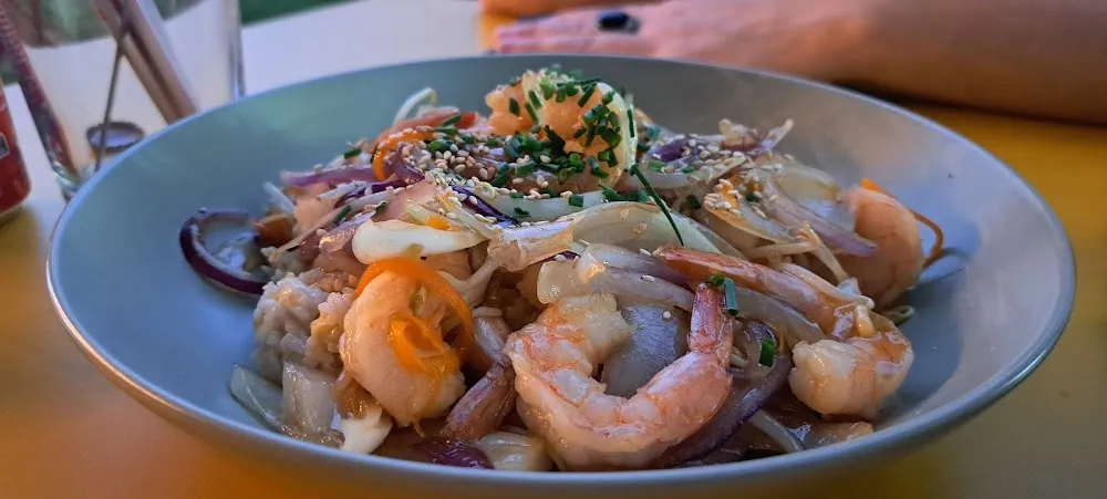 Riz Sauté Aux Crevettes